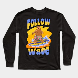 follow wave Long Sleeve T-Shirt